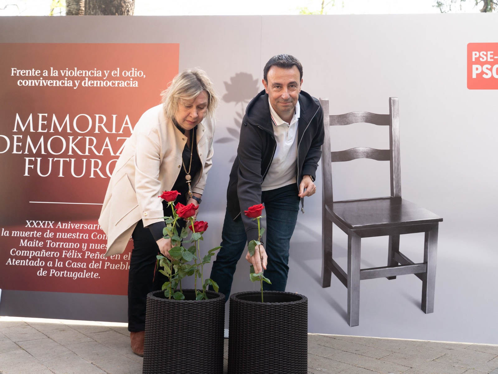 2 Mikel Torres. Homenaje 30 aniversario atentado Casa del Pueblo en Portugalete
